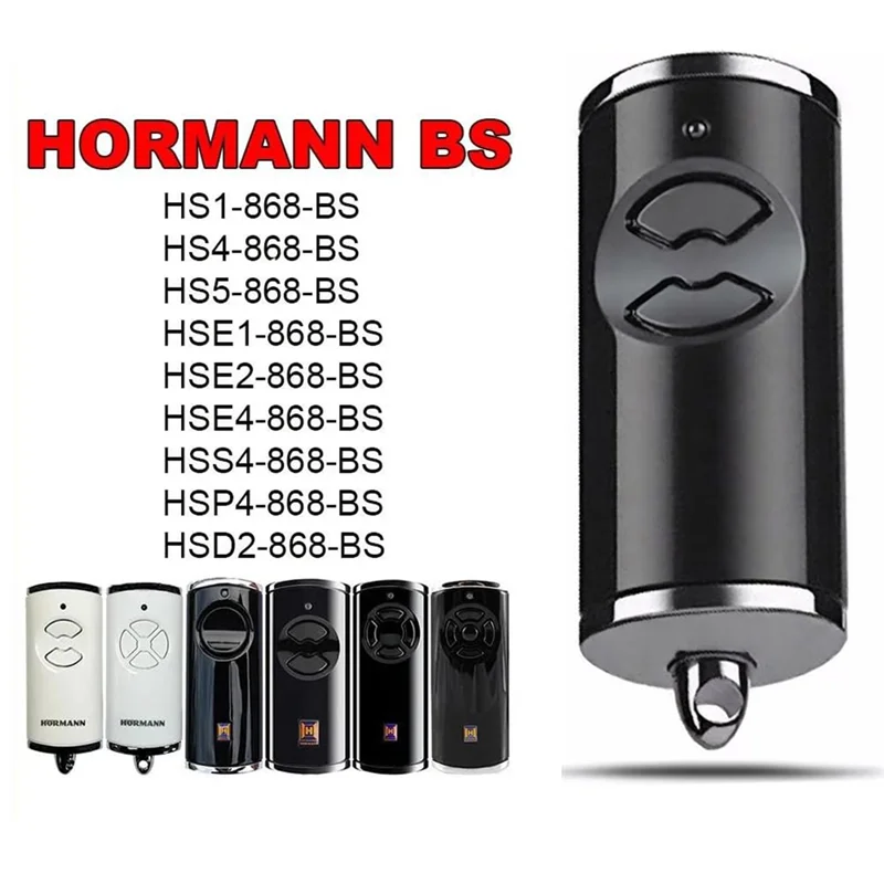 【Home-Tools!】2Pcs 868Mhz Garage Door Opener For Hormann HS4-868-BS, HS1-868-BS, HSS4-868-BS Replacement Garage Remote
