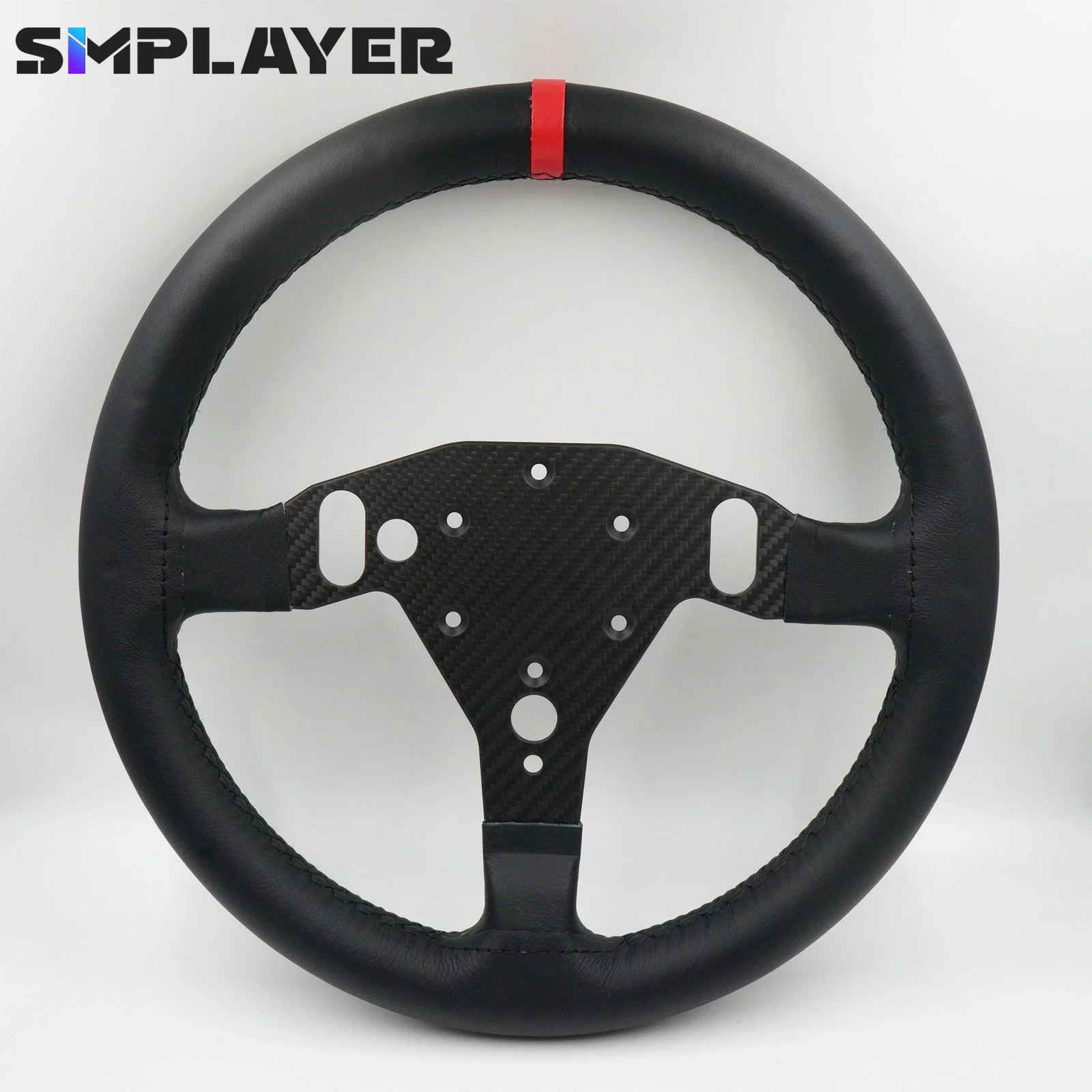

Simplayer 33cm (13") Steering Wheel Rim Sim Racing Wheel Mod (Full-Wrap) for Logitech RS Wheel Hub