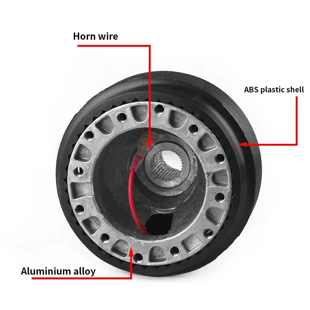 For Daihatsu Mira D-7 Racing Steering Wheel Steel Hub Adapter Boss Kit Steering Column Connection Base