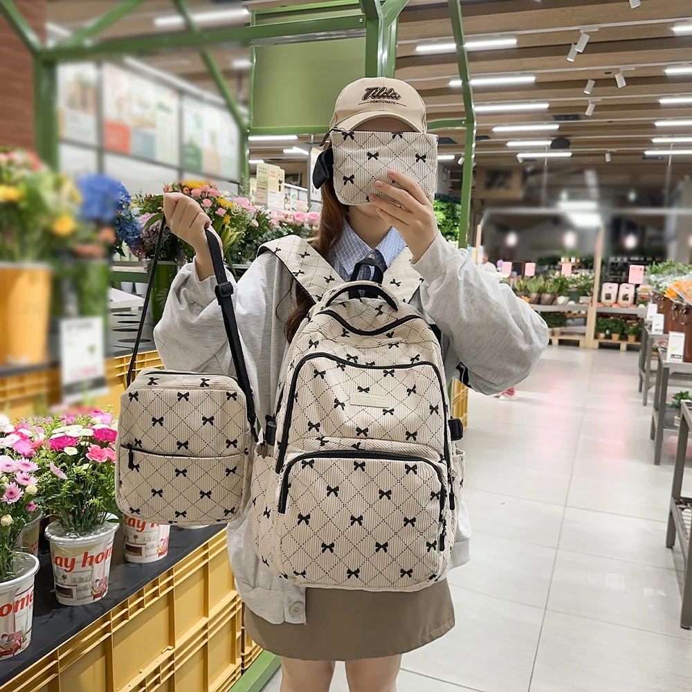 กระเป๋าเป้สะพายหลังแฟชั่นสไตล์ญี่ปุ่นความจุเยอะ รุ่นใหม่ ดีไซน์สวย ใช้งานได้หลากหลาย ใส่คอมพิวเตอร์ได้