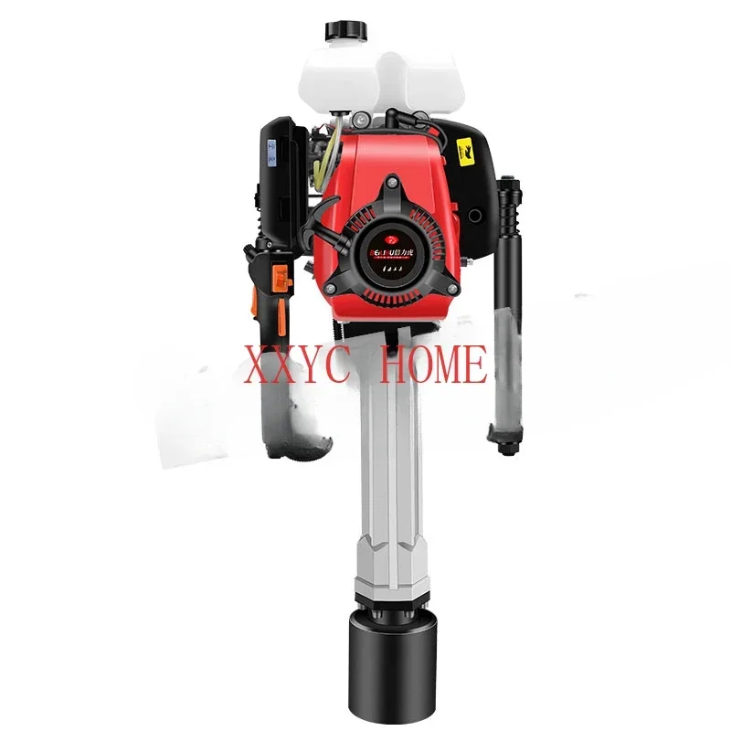 2400W 1900W 4 Stroke Pile Driver 2 Stroke Heavy Duty 68CC/52CC Gas T Post Hammer Farm Fence Garden Tool Railway Impact