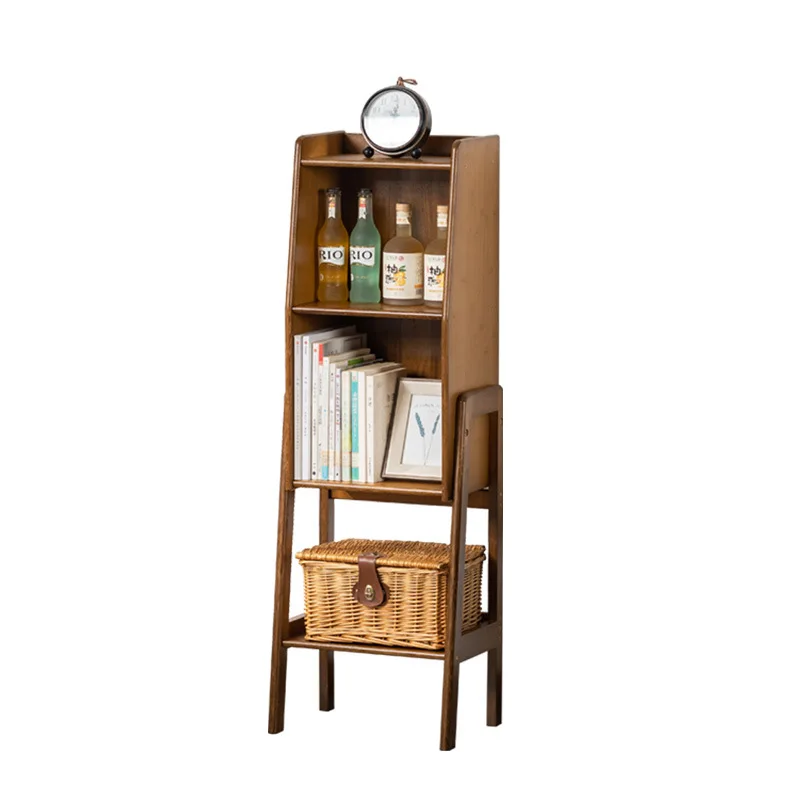 

Shelf Floor-to-ceiling household living room against the wall Multi-layer Storage rack Storage cabinet Magazine rack