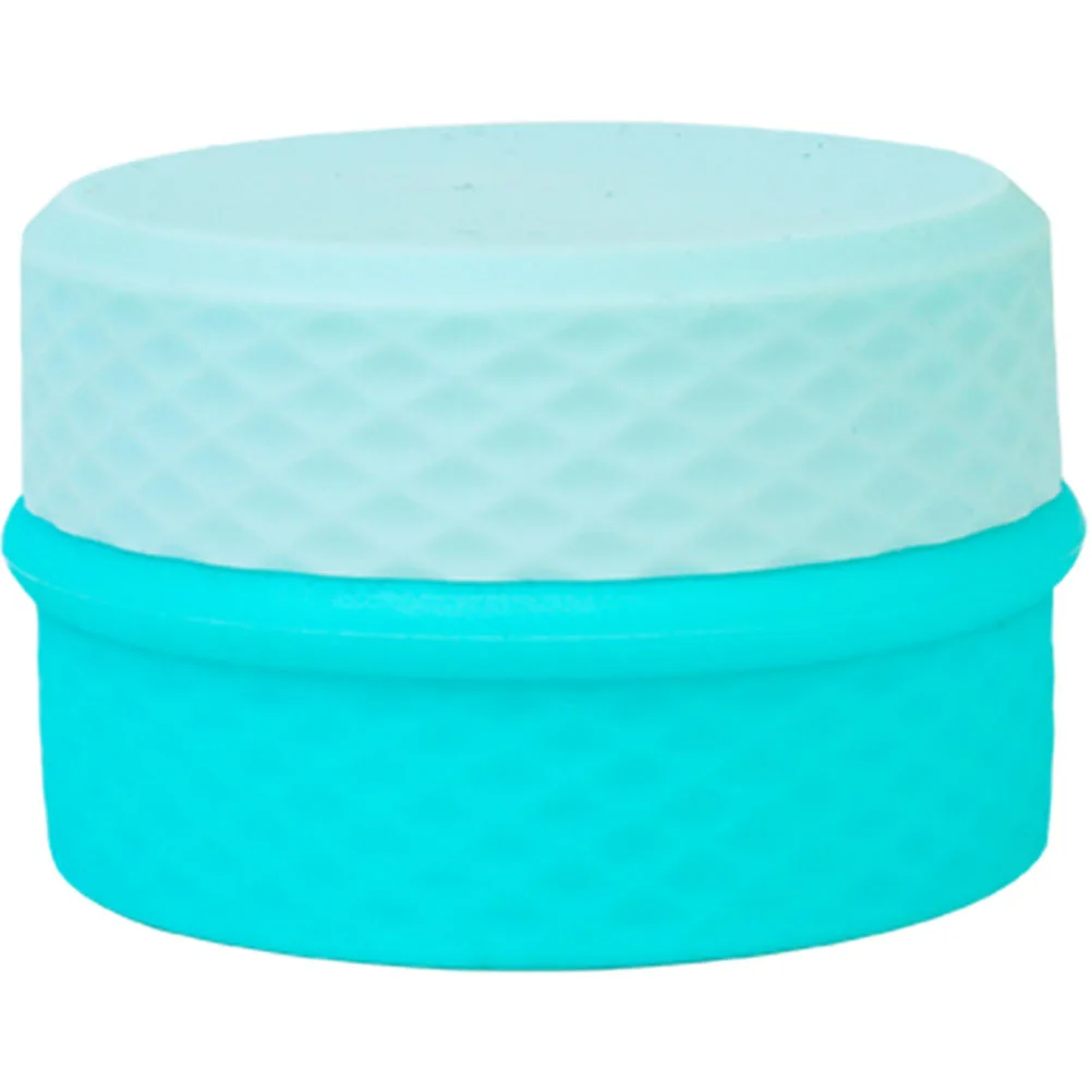 1 مجموعة 1 مجموعة صندوق فرعي من السيليكون مع ملعقة السفر كريم زجاجة حاوية بلسم الشفاه المحمولة جرة إعادة الملء حبوب موزع