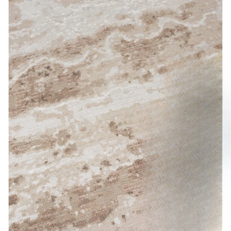 

Roman travertine Italian light luxury machine washable carpet, double-layer removable and washable in the living room