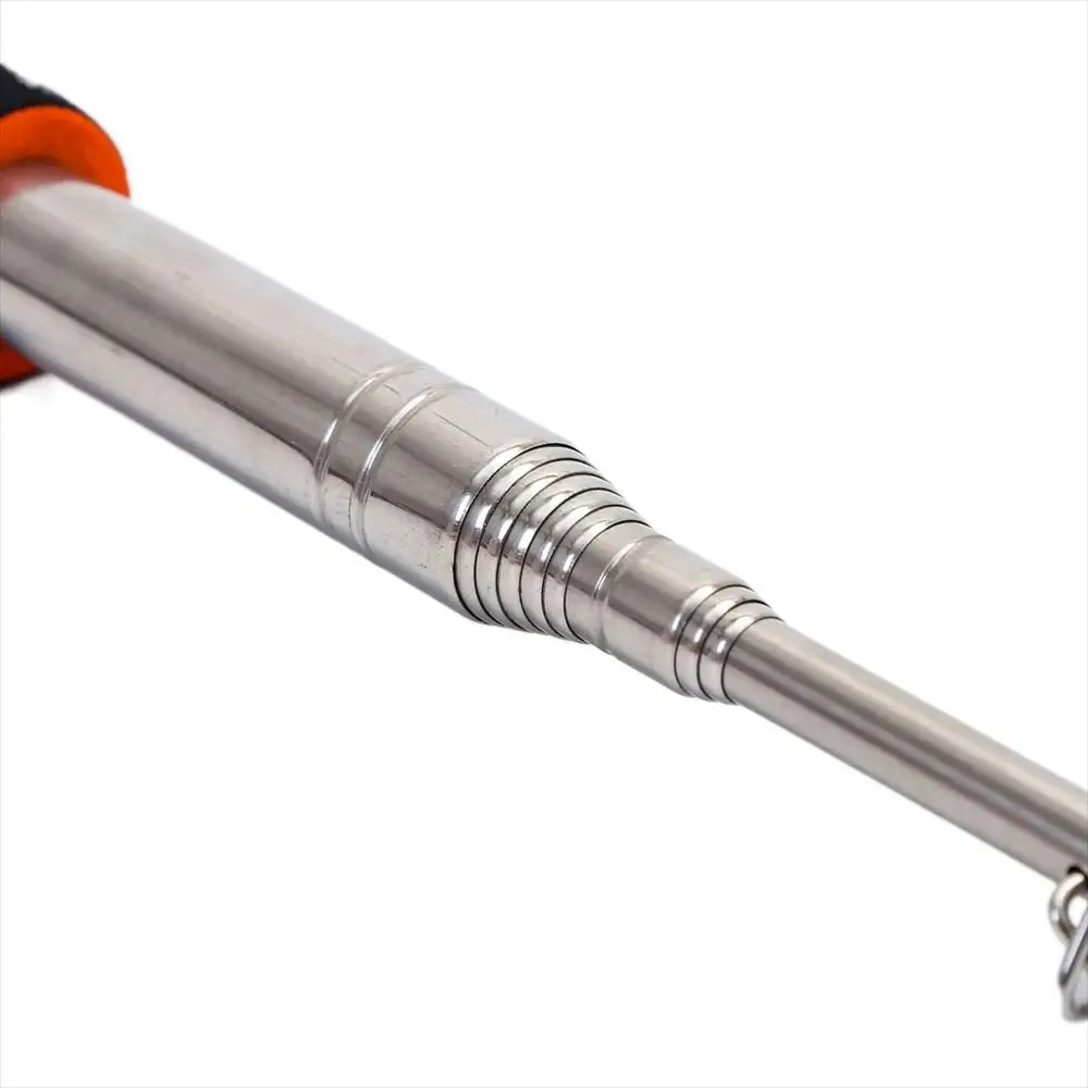 Sponge Handle Pole Flag Waving Portable Handheld Telescopic Flag Pole Stainless Steel Tour Guide Flagstaff Outdoor