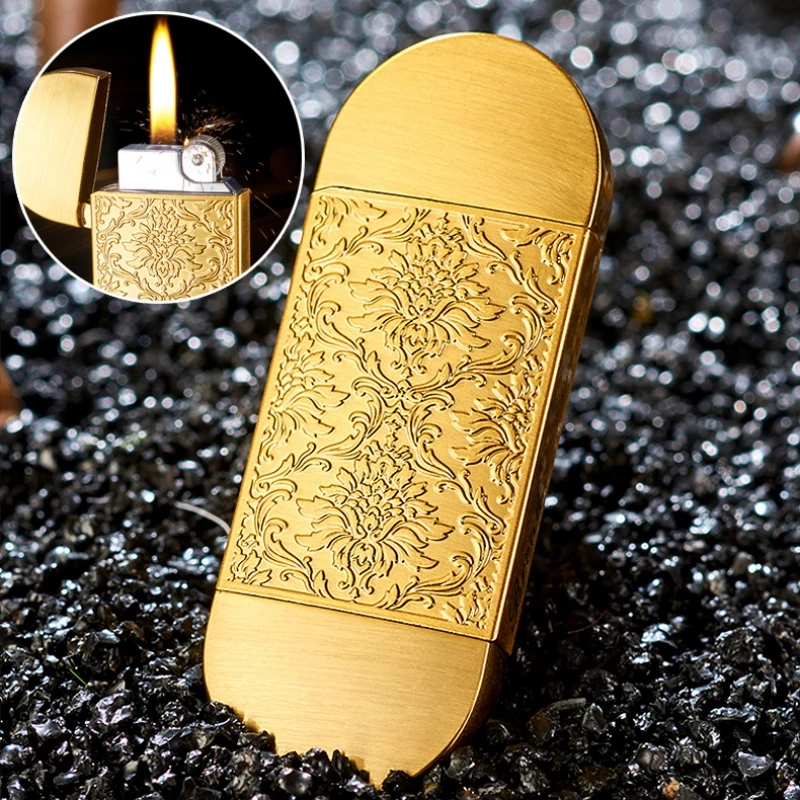 

Mini Thin Butane Gas Lighter Metal Grinding Wheel Flint Lighter Compact Jet Torch Lighter Somek Small Tool Cigarette Accessories