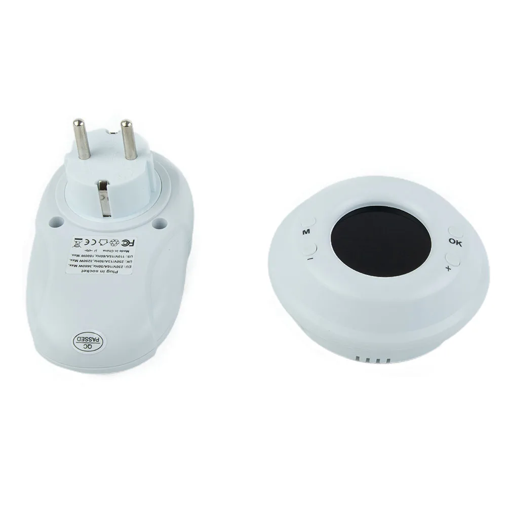 

Smart Thermostat Wireless Thermostat Display Clock LCD Backlight No Installation Is Required The Current Temperature