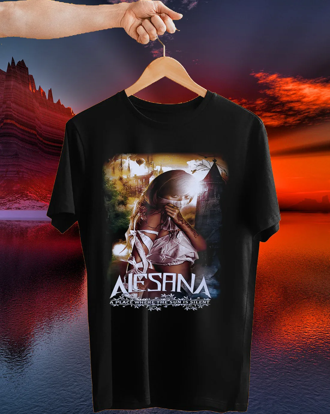 alesana Band Logo T Shirt S-4XL Cotton Gifl Short Sleeve NL2929