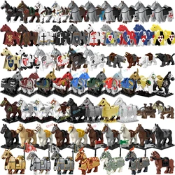 BR851 Military Ancient Cavalry Mounts War Horse Building Blocks Bricks Mini Action Figures Educational Toys For Children Gifts