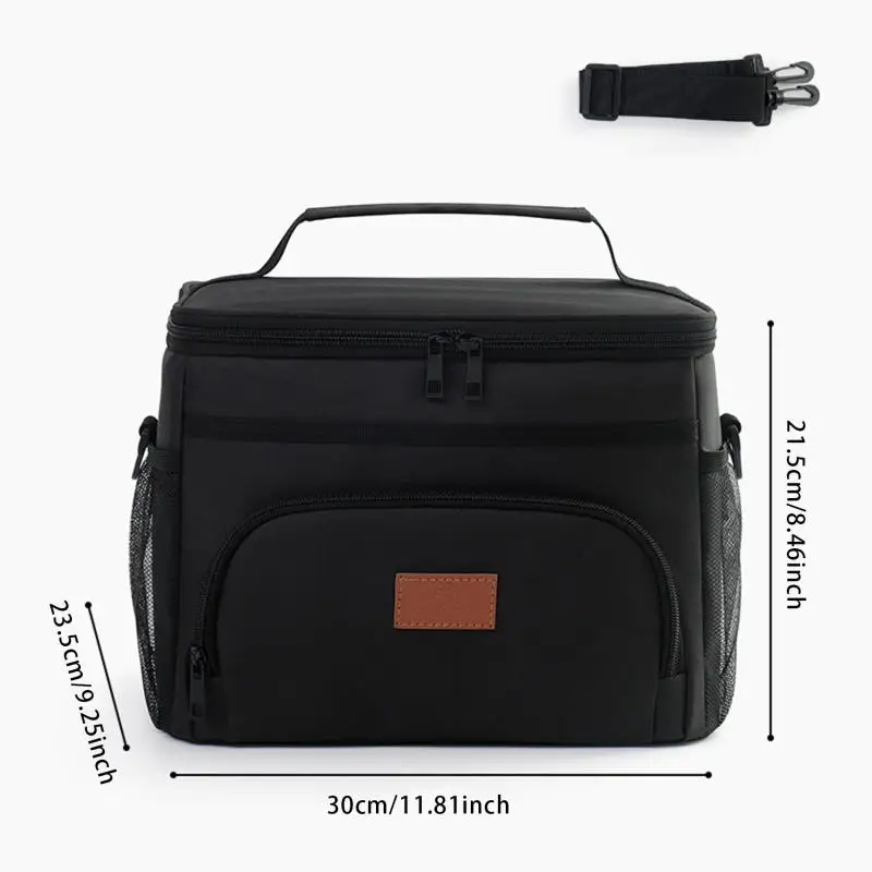 Großer Auslaufsicherer Lunch-Rucksack Thermische Große Picknick-Kühltasche und Warmhaltetasche Outdoor-Aufbewahrungstasche mit Schultergurt – Detail 2