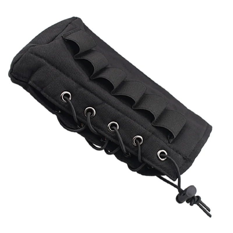 

Тактический тренировочный коврик Buttstock Cushion — противоударная поддержка плеч с регулируемым ремнем, 6 отверстий, аксессуары для охоты на открытом воздухе