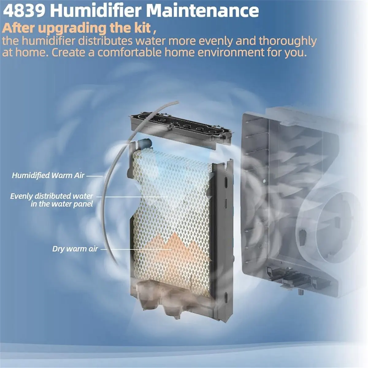 

Комплект для обслуживания увлажнителя Quality Parts 4839, совместимый с увлажнителями для всего дома 600/600A/600M