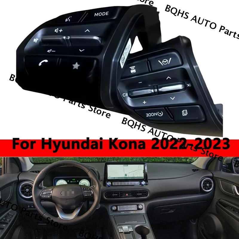 

OEM 96710-J9640 96720-J9790 Steering Wheel Switch Button Cruise ACC Button Radio Control Switch For Hyundai Kona 2022-2023
