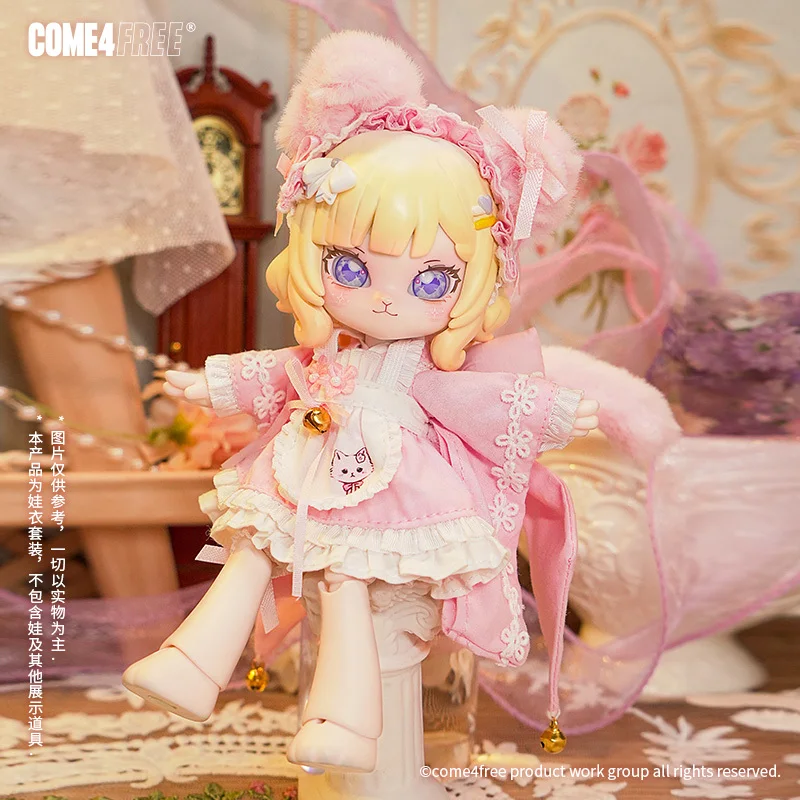 ชุดตุ๊กตาเค้กสตรอว์เบอร์รีทาร์ตและเค้กทาร์โอบล็อก คอลเลคชั่น Come4free Dessert Series สำหรับตุ๊กตา Ob11 BJD ของขวัญสำหรับเด็กผู้หญิง
