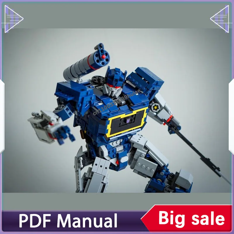 مجموعة مكعبات بناء BBM 2018 ساوند ويف، تماثيل دروع ميكانيكية، إكسسوارات للديكور، قطع بناء للكبار، هدية عيد الميلاد