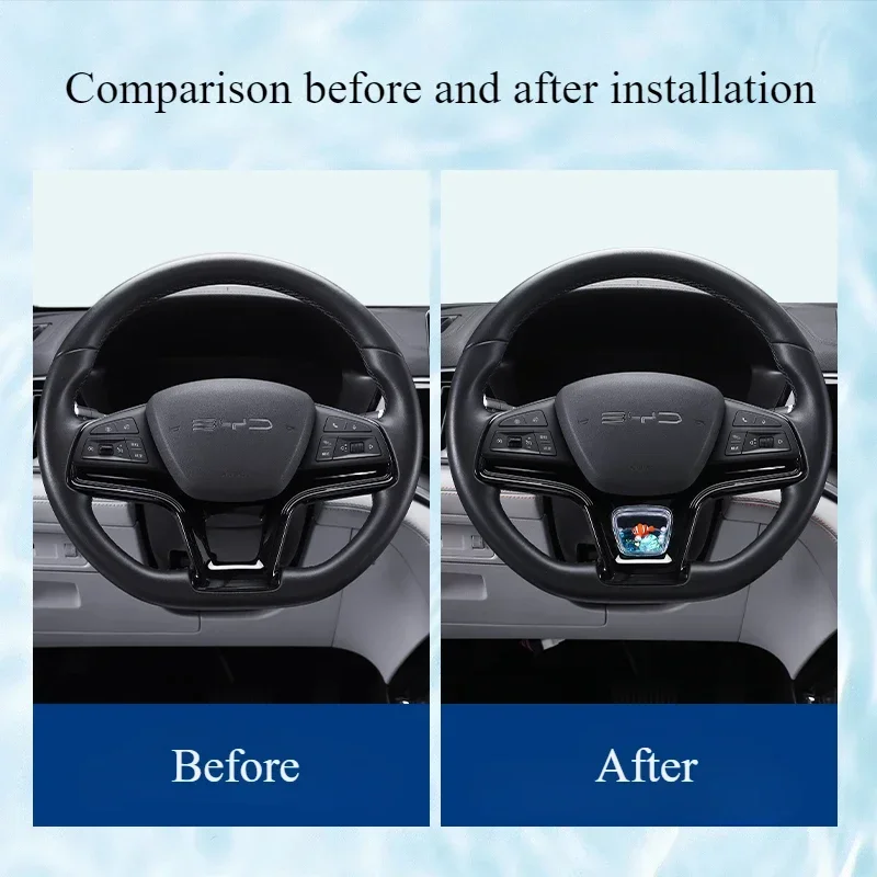 BYD Song Pro/Plus Qin Plus DMI 22-24 Sequin Steering Trim - Image 3