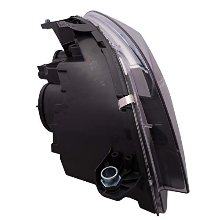 Scheinwerfer-Set, schwarzes Halogengehäuse mit klarem Linsenpaar, kompatibel mit Mercedes C-Klasse 2008–2011