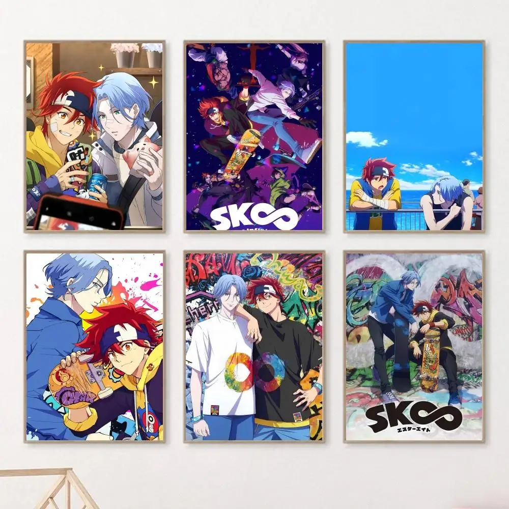 Anime Cool Boy S-Sk8 The Infinity Manga Posters HD Print Vintage Wall Art Decor for Home Study Room