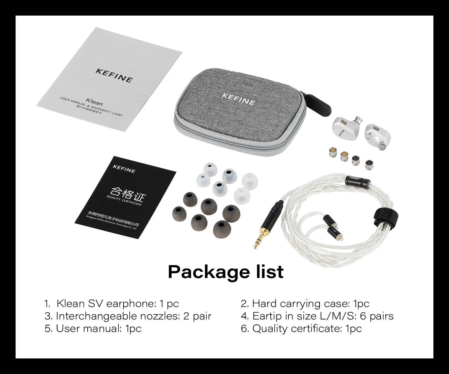 Kefine Klean SV 10mm DLC Membran-Dynamischer Treiber HiFi IEM Kopfhörer mit Robuster und Langlebiger Konstruktion – Detail 12
