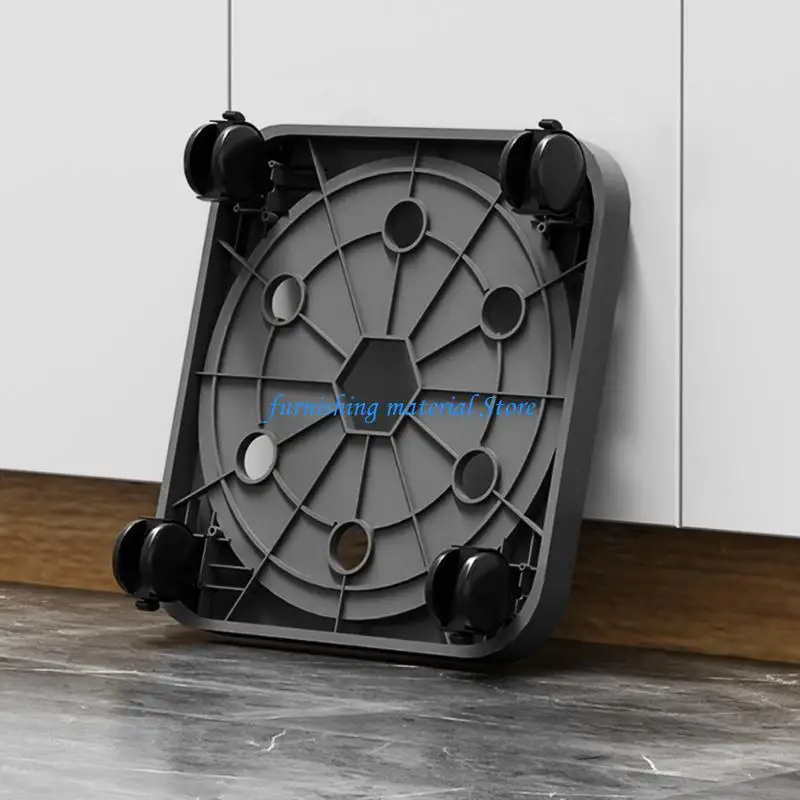 Y5GD Heavy Duty Plastic Bottom Gas Bottle Mobile Bracket Gas Cylinder Holder Plate Gas Cylinder Base Floor Rack Enduring