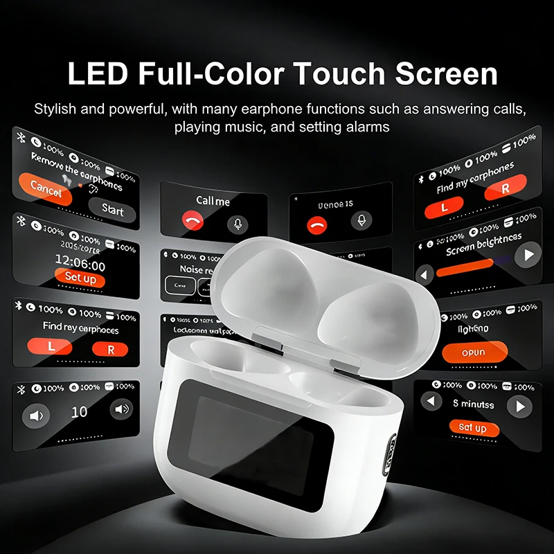 A12 Pro TWS Wireless Earphones LED Power Display Bluetooth H