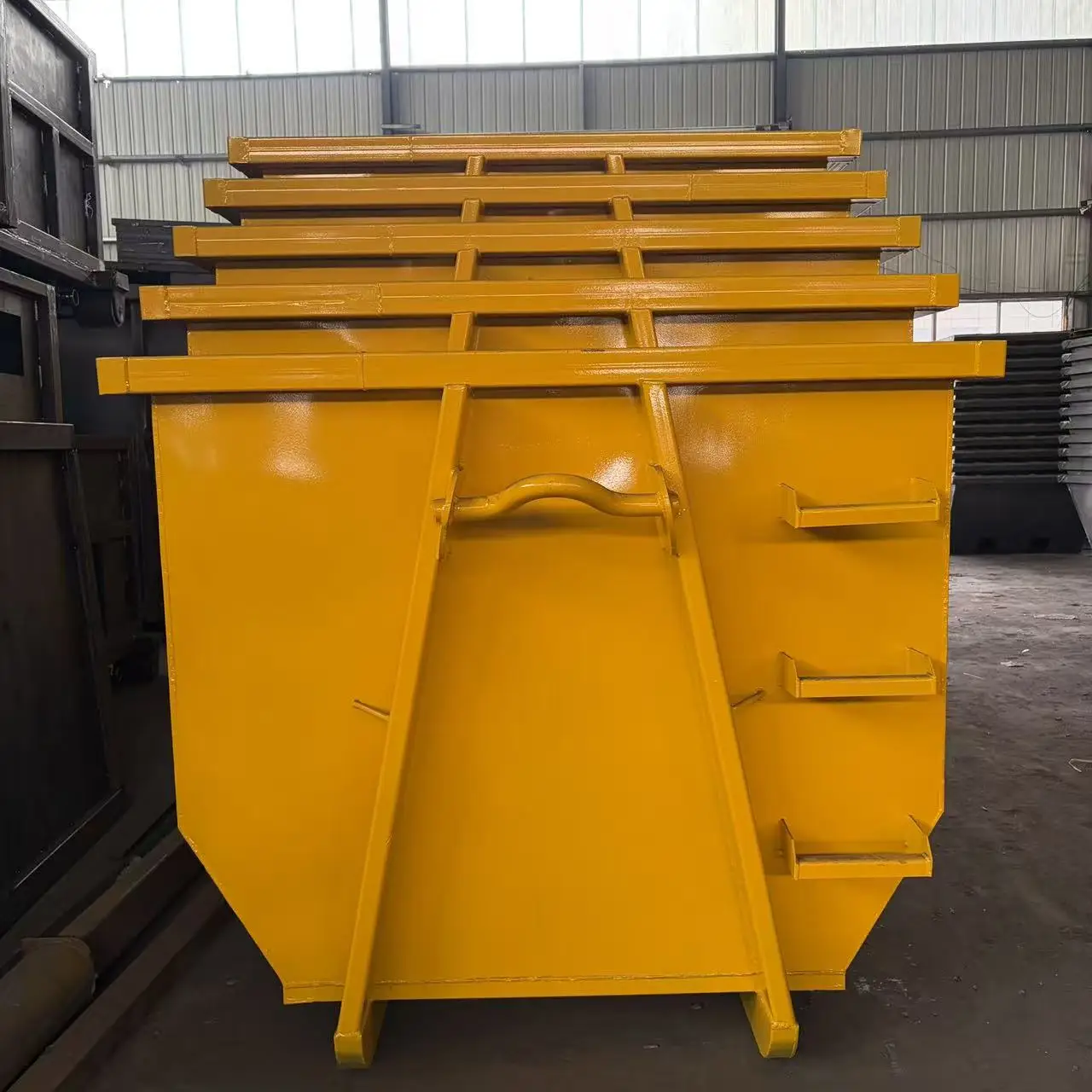 10-40Yards Custom Hook Lift Dumpster Waste Container Steel Waste Bin for Recycling and Scrap Collection