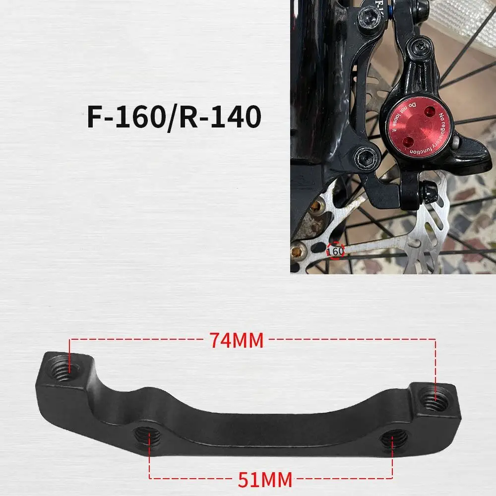 Black Disc Brake Mount Adapter Ultralight Bicycle Accessories PM/IS Converter Mountain Bike Rotor a/B Pillar Exchange Bracket