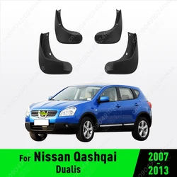 For Nissan Qashqai 2007-2013 J10 Fender Mudguard Mud Flaps Guard Splash Flap Mudguards Car Accessories