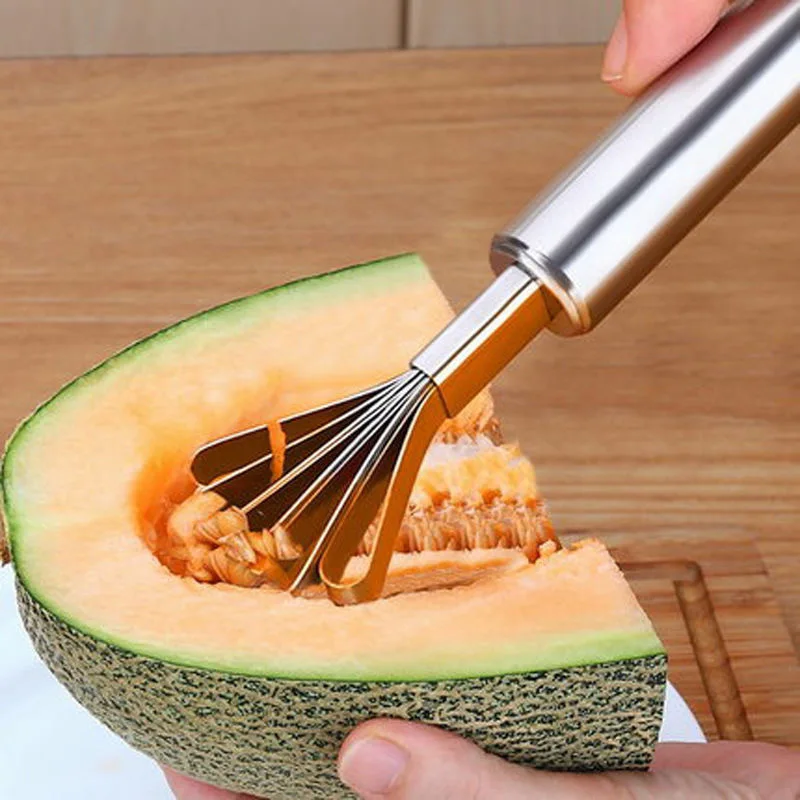 Stainless Steel Coconut Meat Removal Knife Multi-Purpose Graters Kitchen Melon Fruit Vegetable Cutter Scraper Fish Scale Tool