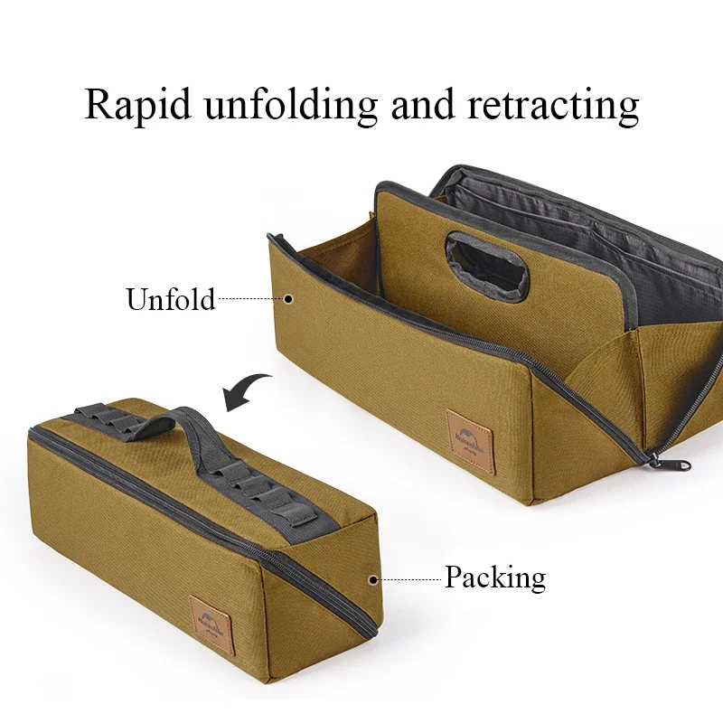 Naturehike Camping Storage Bag Outdoor Portable Accessory Organizer Multifunctional Folding Hikng Travel Tool Box Camping Bags