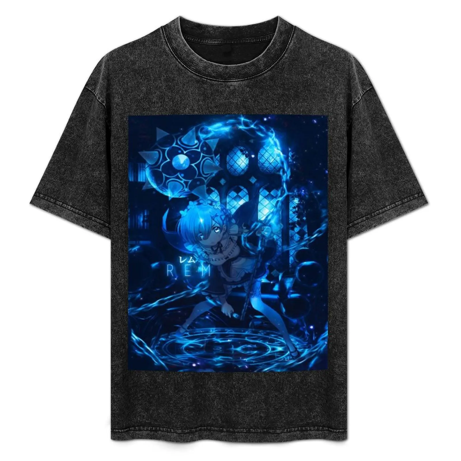 Rem (re zero) T-Shirt animal prinfor boys anime stuff shirts graphic tees mens tall t shirts