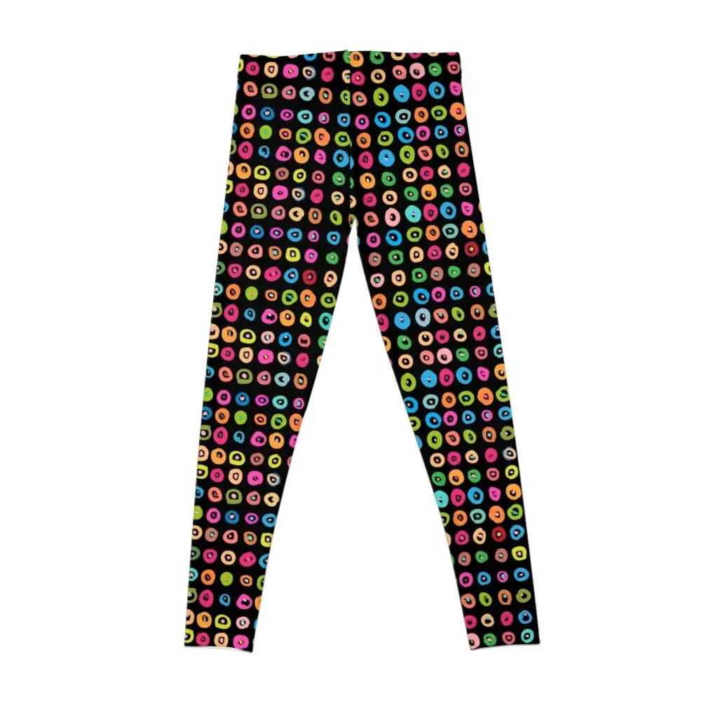 Candy Dots-Licorice Leggings Sportswear woman gym legging pants raises butt Womens Leggings