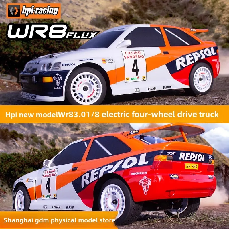 

HPI WR8 Flux 1/8 RC brushless racing car remote control four-wheel drive rally car RTR electric model car 160558 toys