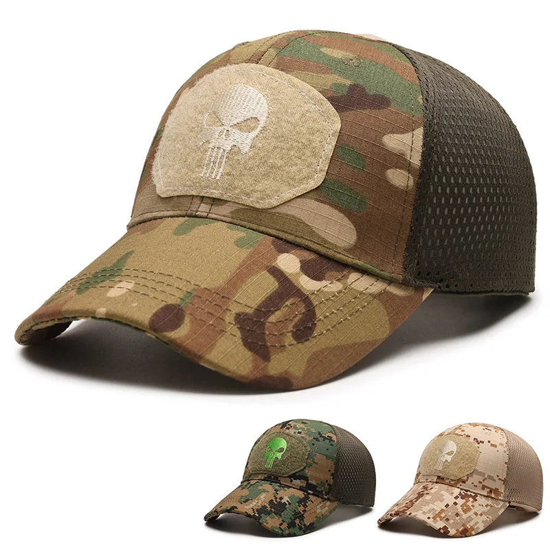 Tactical Military Baseball Caps Camouflage Army Shooting Combat Paintball Men Women Outdoor Sport Adjustable Snapback Sun Hats