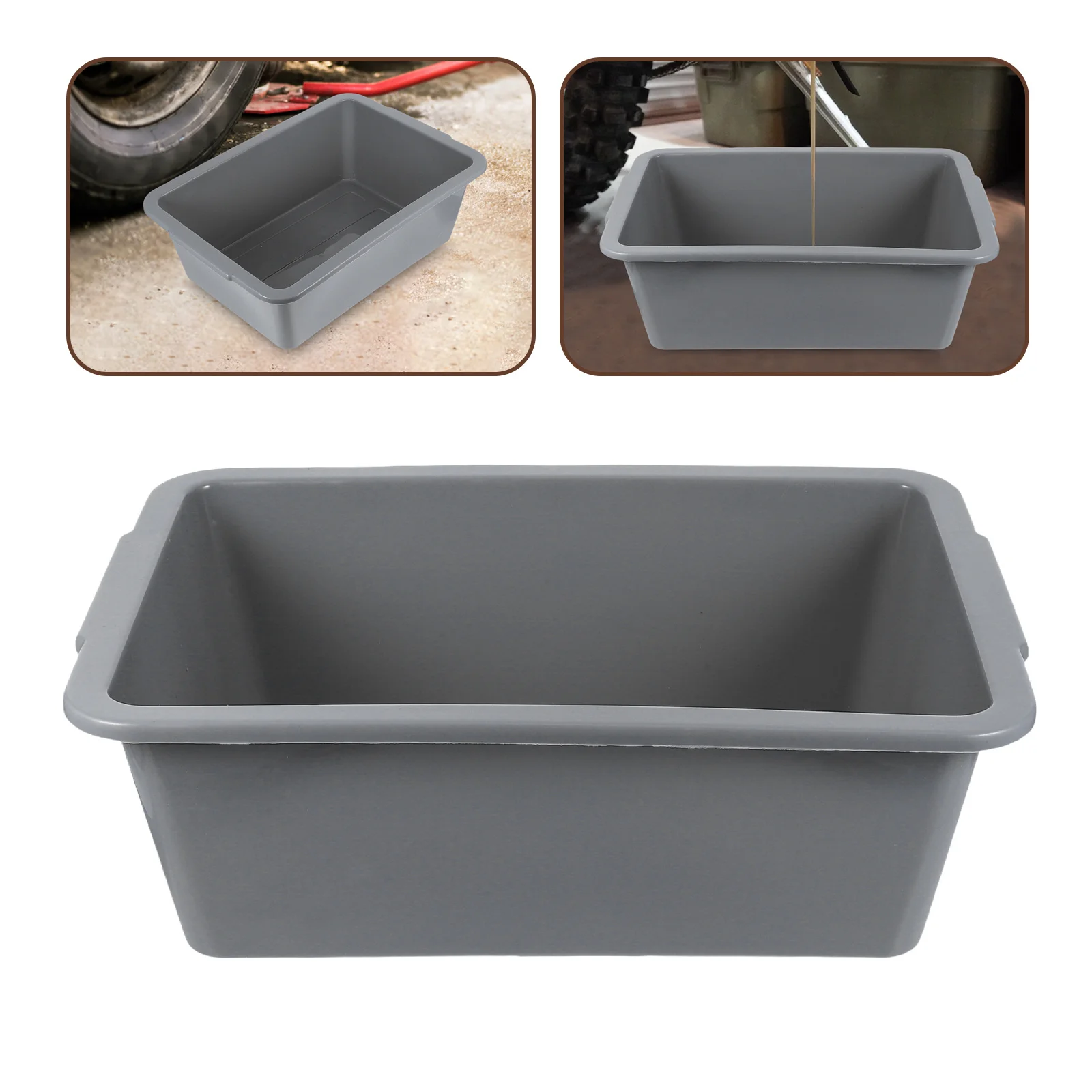 

Thick Plastic Engine Oil Pan Durable Reliable Automotive Drip Tray for Changes Versatile Capacity Large Drip Pan