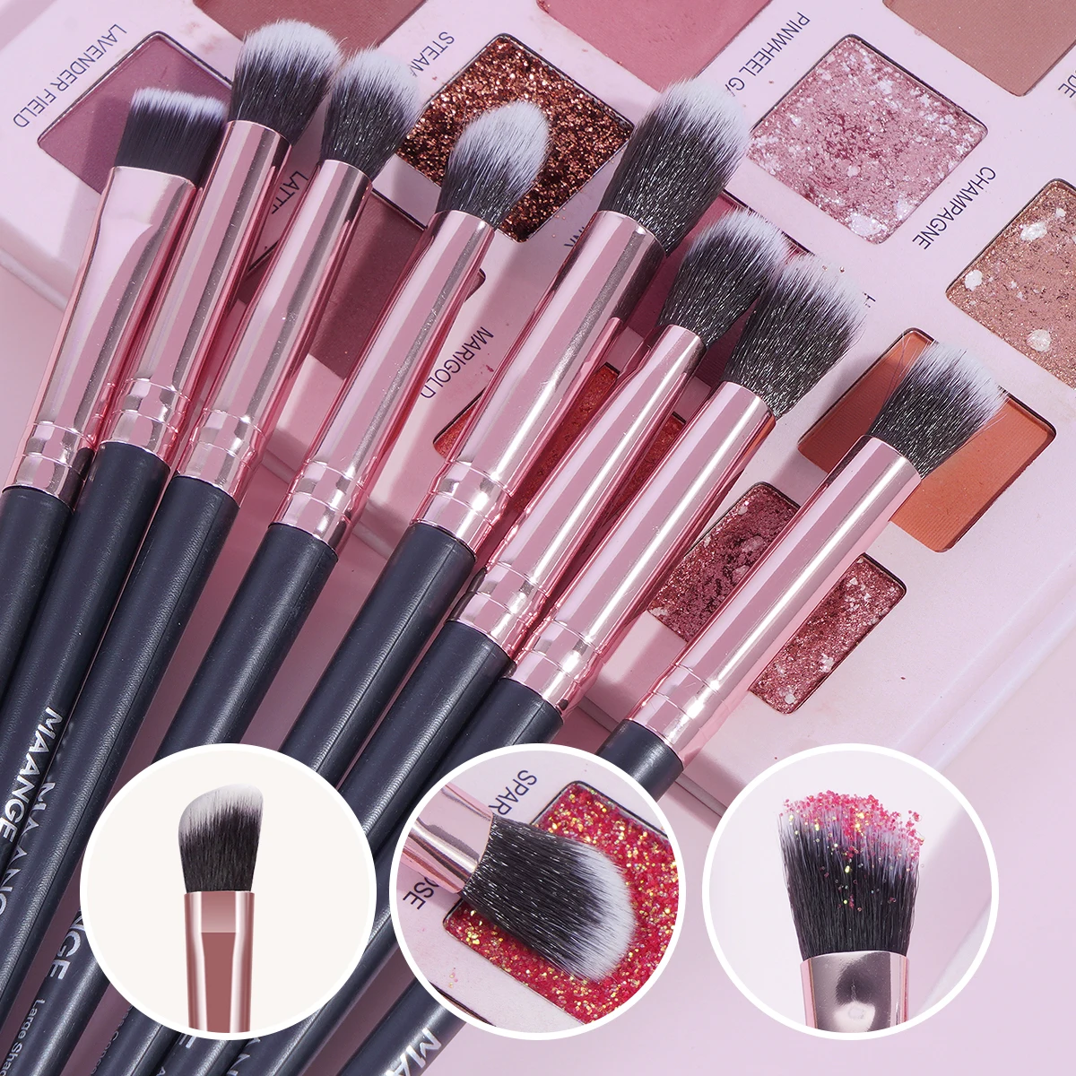 MAANGE 30PCS Professional Makeup Brush Set Eye Face Cosmetic Foundation Powder Blush Eyeshadow Blending Makeup Brush Beauty Tool