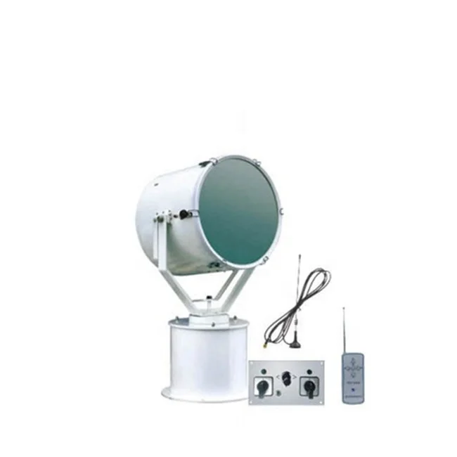 

Stainless Steel 60000LM Marine Remote Hunting Xenon Searchlight 1000W With Controller Ballast Lifter Electrical Box