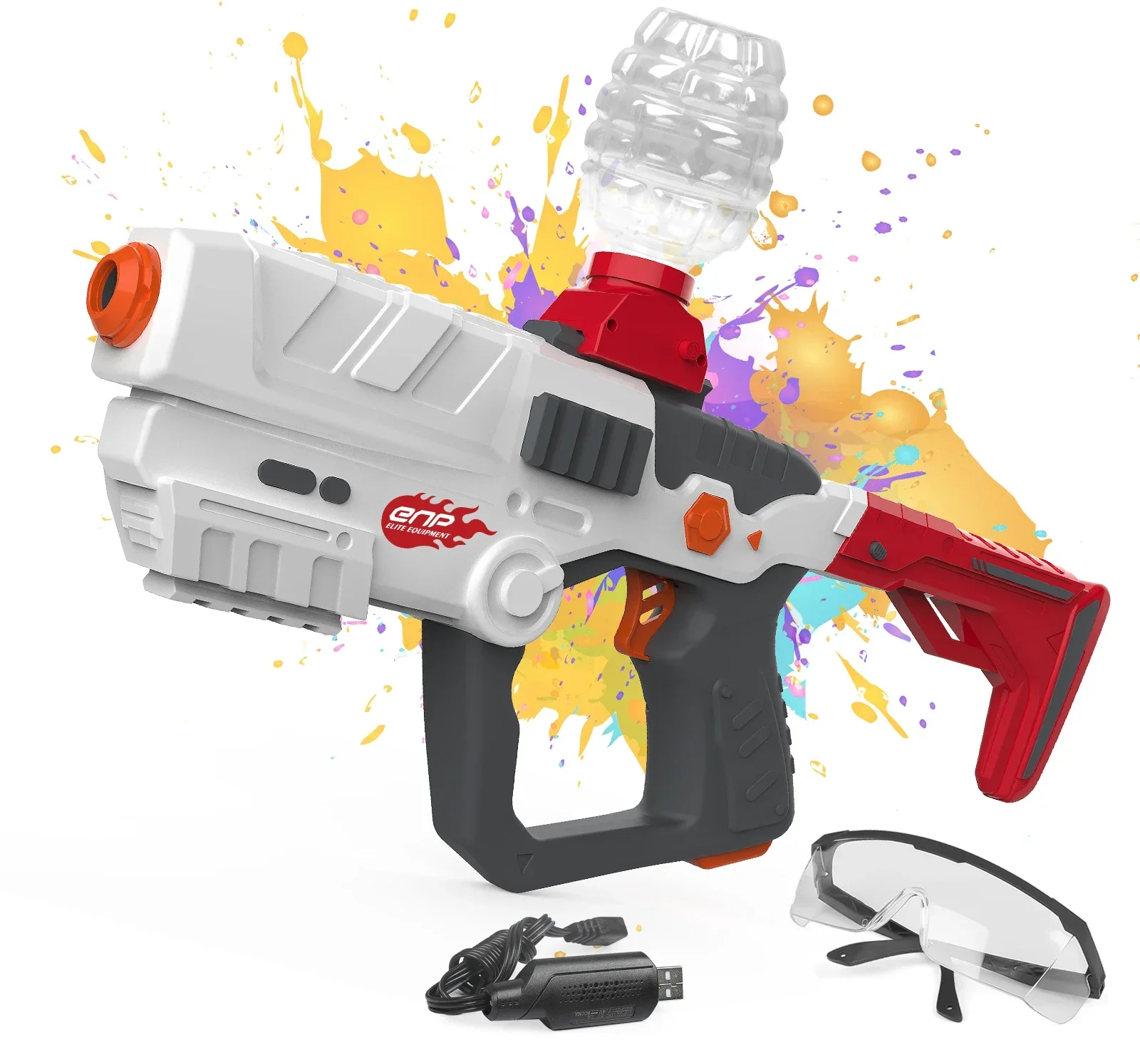 M416 ak47 brinquedos elétricos do blaster da bola do gel, blaster eco-amigável manual/automático da bola do respingo, para jogos de tiro ao ar livre