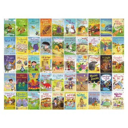 Usborne My First Reading Library, Livro Inglês para Criança, Word Sentence, Educação Conto de fadas, História para Crianças, Fase 1, Idade 3-9