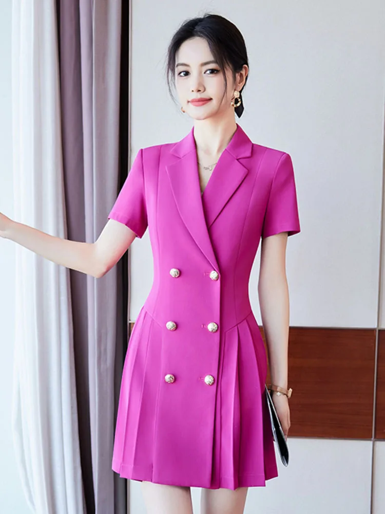 Chic Woman Evening Suit Dress Summer Prom Trend Casual Korean Party Fashion Loose Sexy Night Club Luxury Dresses for Women 2024