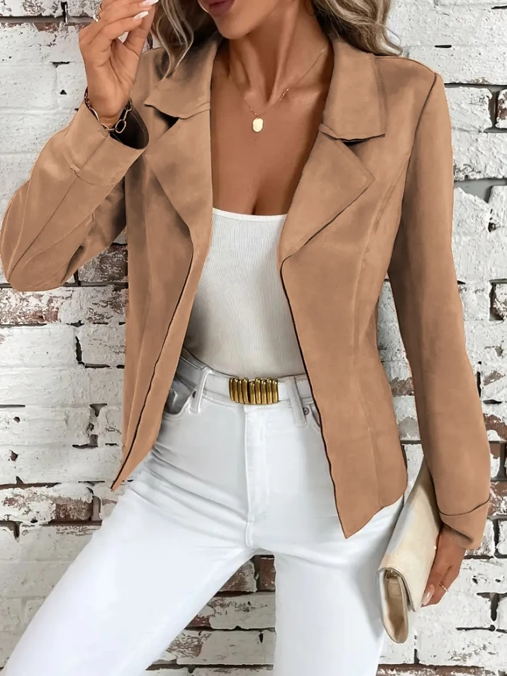 Women's fashionable casual temperament slim fit and slimming women's jacket cardigan jacket 2024 autumn new women's clothing