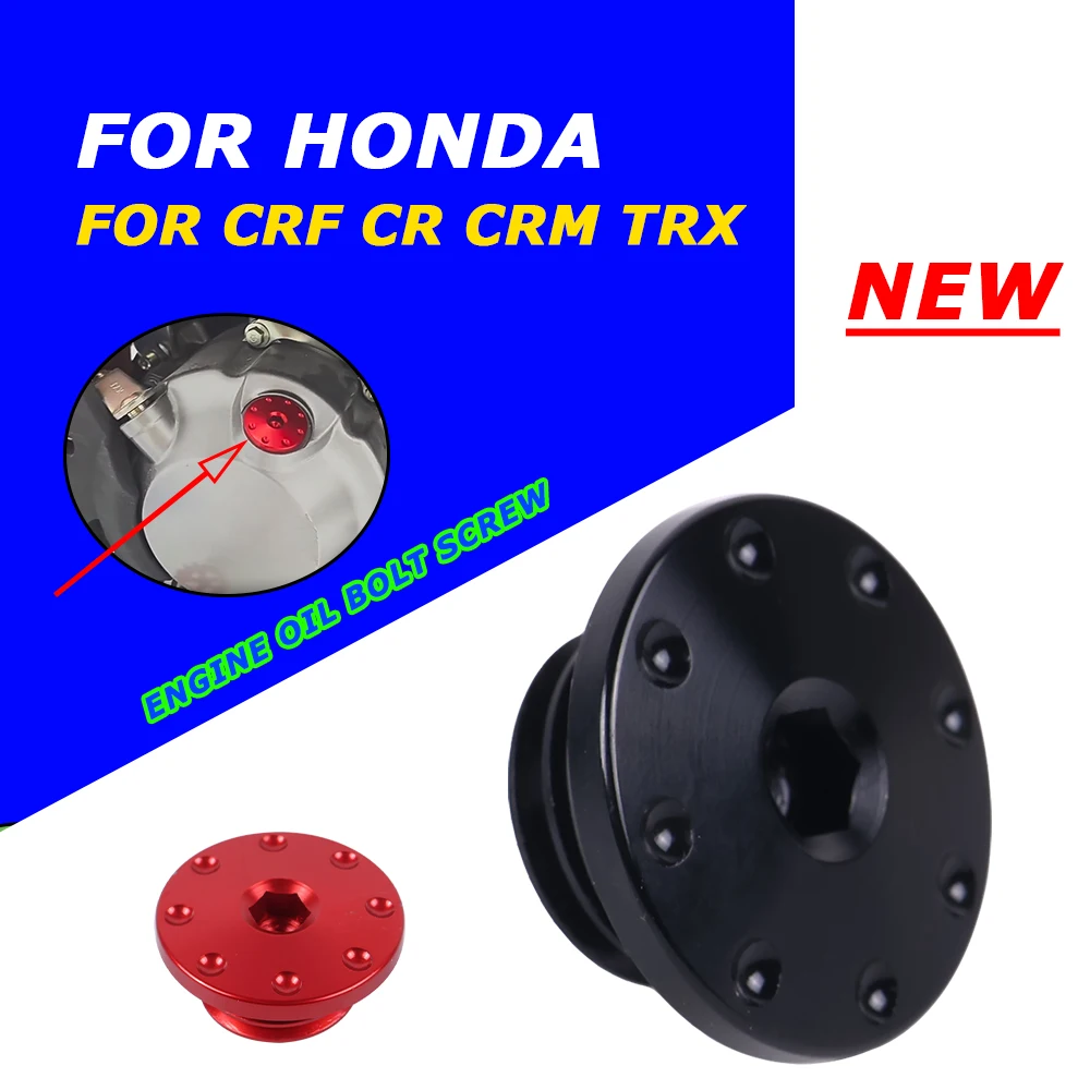 

Motorcycle Accessories Engine Oil Filler Cap CNC Fuel Filler Cap Screw For Honda CR125R CR250R CRF150R CRF450X CRF 250 1000 L
