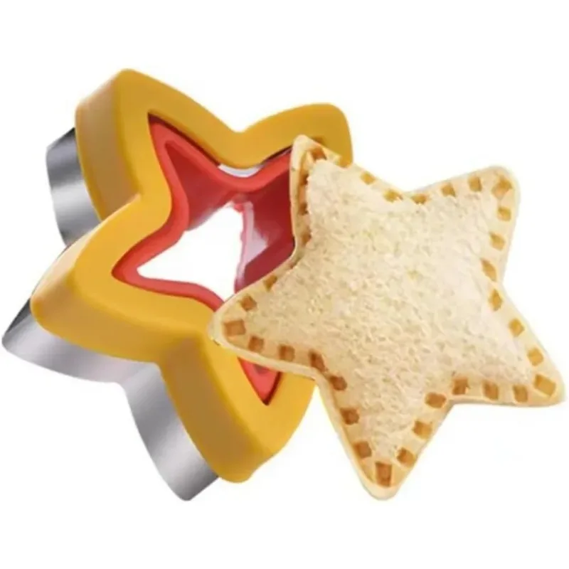 

Pocket Sandwich Cutting Mold with Hand Handheld Bread Mold Multi purpose Toast Bread Cutting and Pressing Mold Set