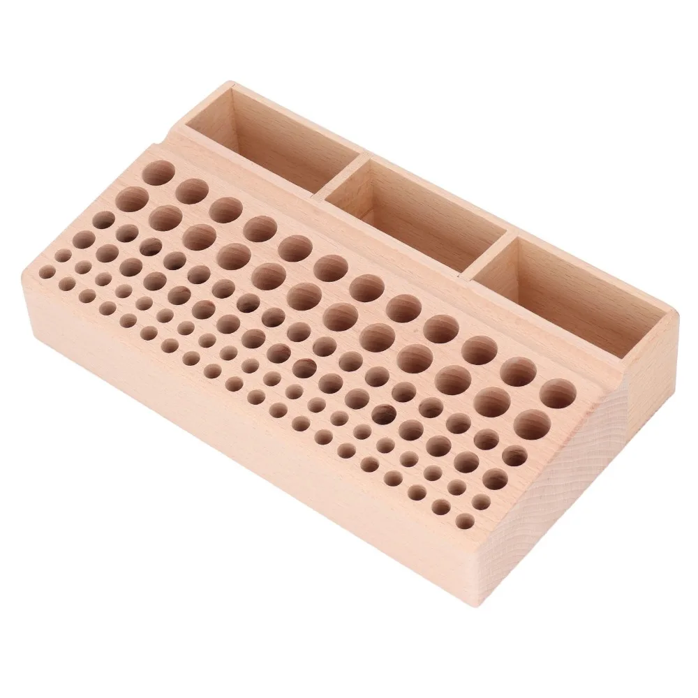 large-98-holes-leather-tool-holder-3-slots-wooden-tool-rack-leathercraft-storage-organizer-for-leather-craft