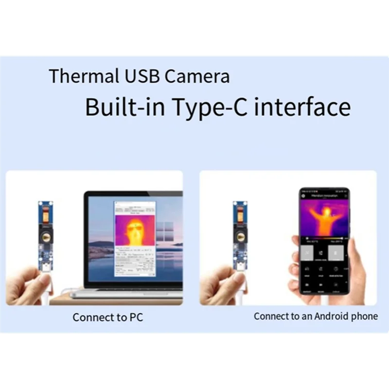 ABGN Module de caméra d'imagerie thermique IR longue vague pour caméra IR Raspberry Pi Module de caméra longue vague Thermal-90 chapeau