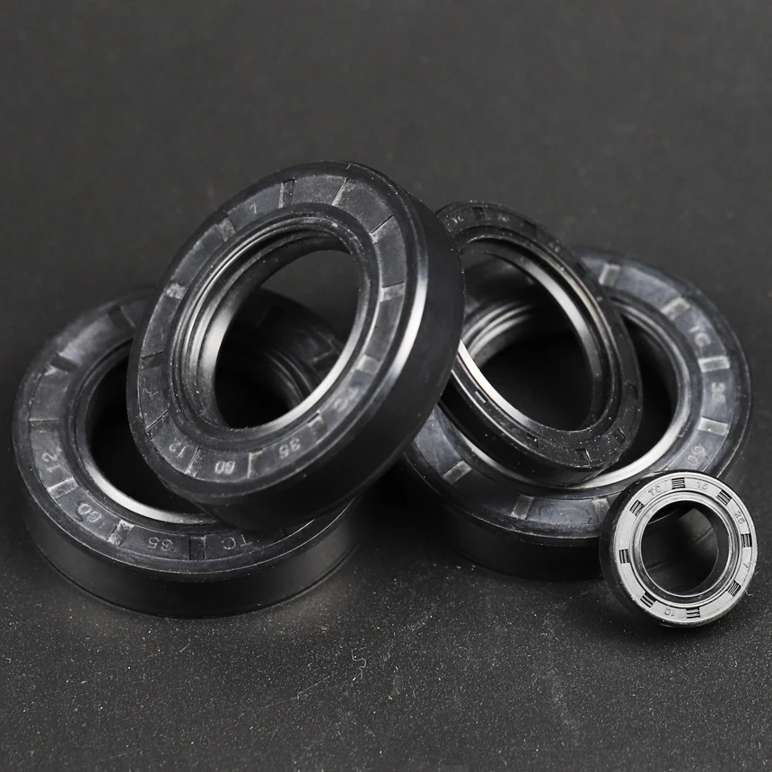 10Pieces TC 30x38x4 Rubber NBR Grooved U Lip Spring Gasket Ring Skeleton Oil Seal