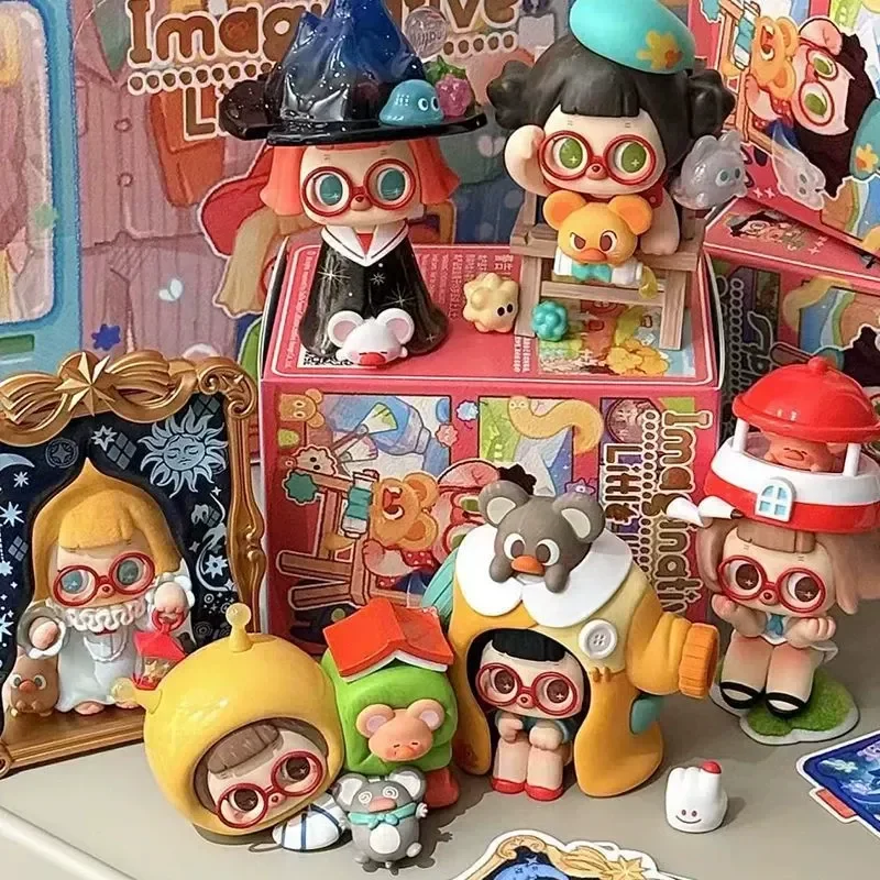 

В наличии Pepper Imaginative Little Hat Series слепая коробка милая аниме фигурка девушки модель загадочная коробка декор стола подарки на день рождения для девочек