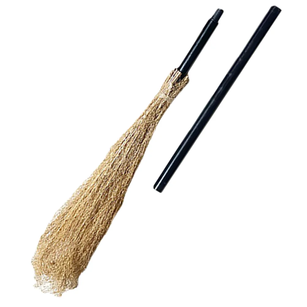 

Witch Broom Flying Witches Decorative Handbag Halloween Stage Prop Adult Wooden Size Masquerade