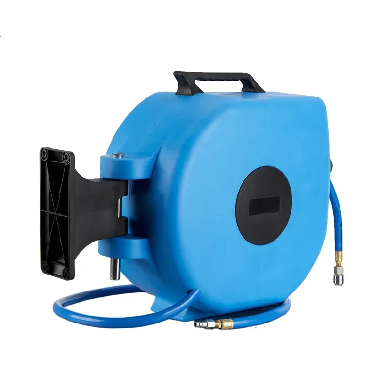 

TRANRICH Retractablel Air Hose Reel 50 Ft Hybrid Hose 150PSI with Any Length Lock
