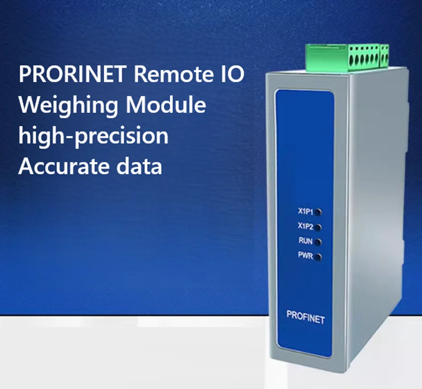 High precision weighing pressure acquisition module Profinet, fast speed, dynamic filtering, 2-channel millivolts